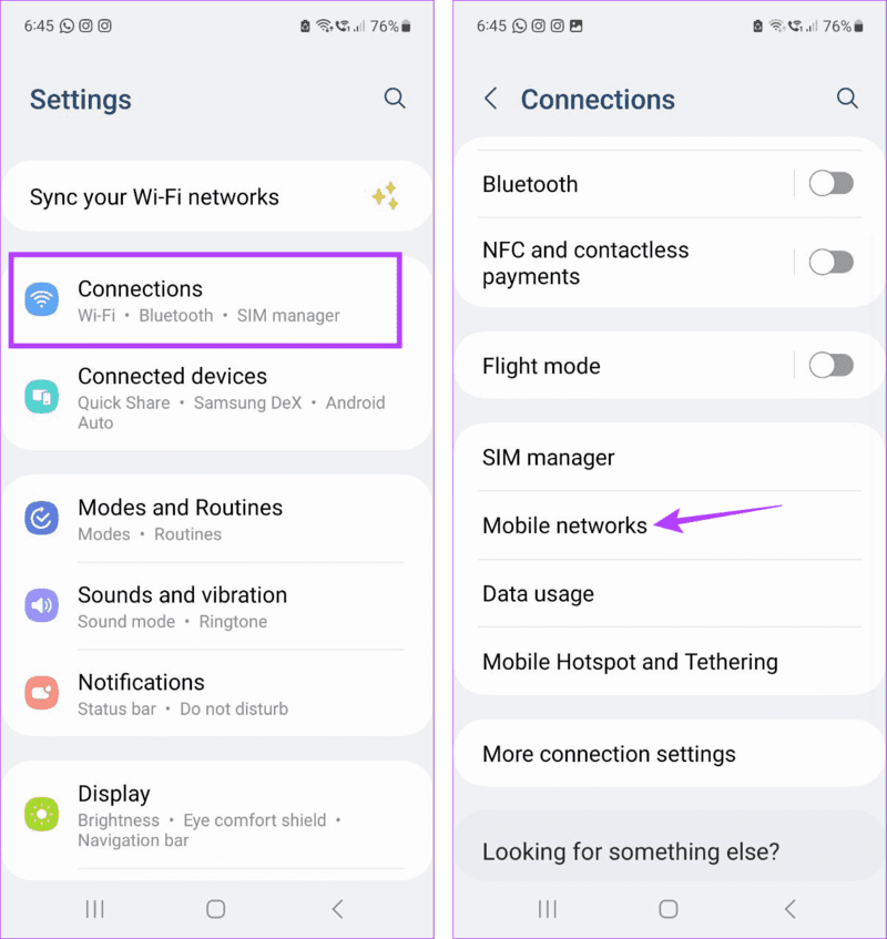 Open-Mobile-Network-settings-Android 10 إصلاحات لمشكلة "الشبكة الخلوية غير متاحة للمكالمات الصوتية" على الهاتف