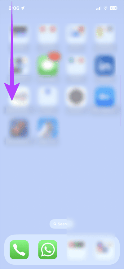 Open-Notification-Center كيفية مسح (جميع) الإشعارات على iPhone