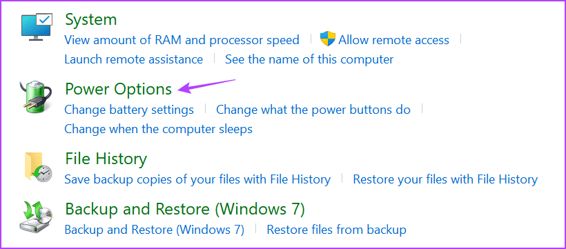 Open-Power-Options كيفية تعطيل تعليق USB الانتقائي في Windows 11