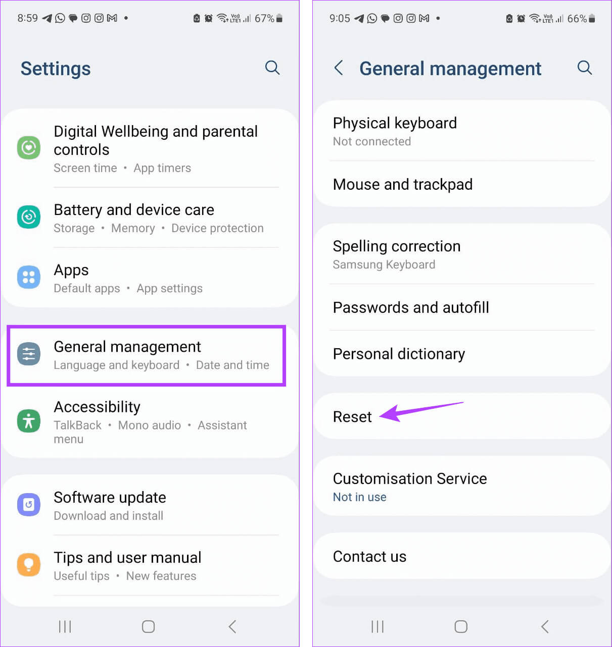 Open-Reset-settings-5 7 طرق لإصلاح خطأ عند البدأ في تحسين التطبيق على Android