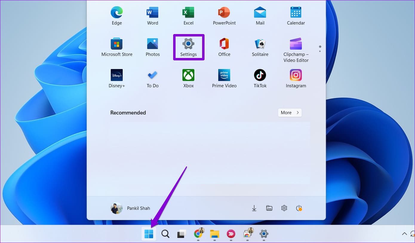 Open-Settings-App-on-Windows-11-13 أفضل 4 طرق لتغيير Outlook الجديد إلى Outlook القديم (العرض الكلاسيكي) على Windows وMac