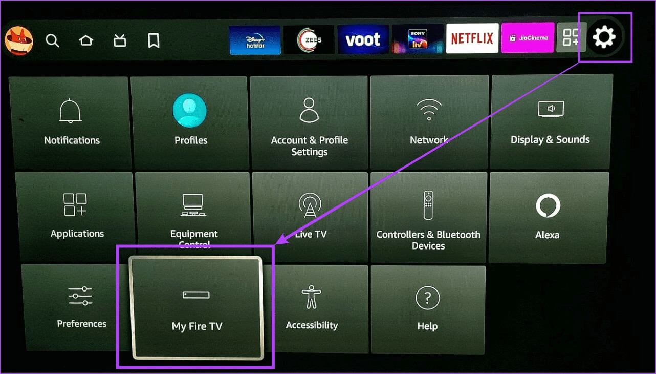 Open-Settings-menu-2 كيفية تحديث برامج وتطبيقات Fire TV Stick