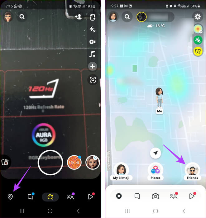 Open-Snapmap-settings-1 6 طرق لمعرفة من أضافك أو أعاد إضافتك على Snapchat