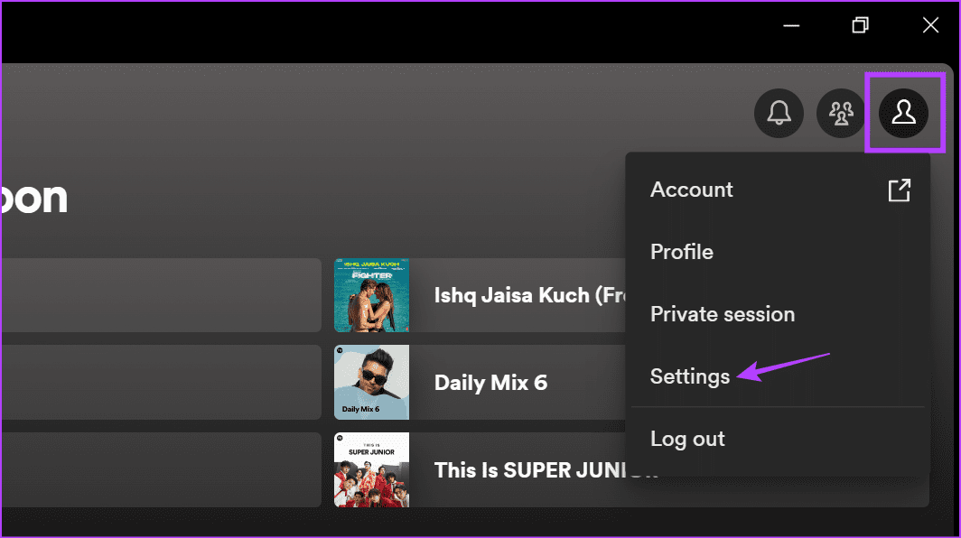 Open-Spotify-on-Desktop 8 طرق لإصلاح ظهور الشاشة السوداء على أي جهاز عند استخدام Spotify