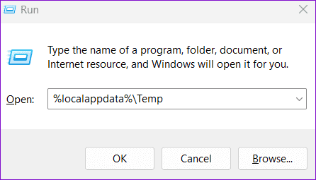 Open-Temp-Folder أفضل 7 إصلاحات لمشكلة الشاشة السوداء في Roblox