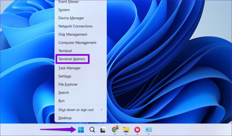 Open-Terminal-Admin-on-Windows-11-13-768x450-1 8 طرق لإصلاح رمز خطأ 0x803F8001 في Microsoft Store على Windows 11 أو 10
