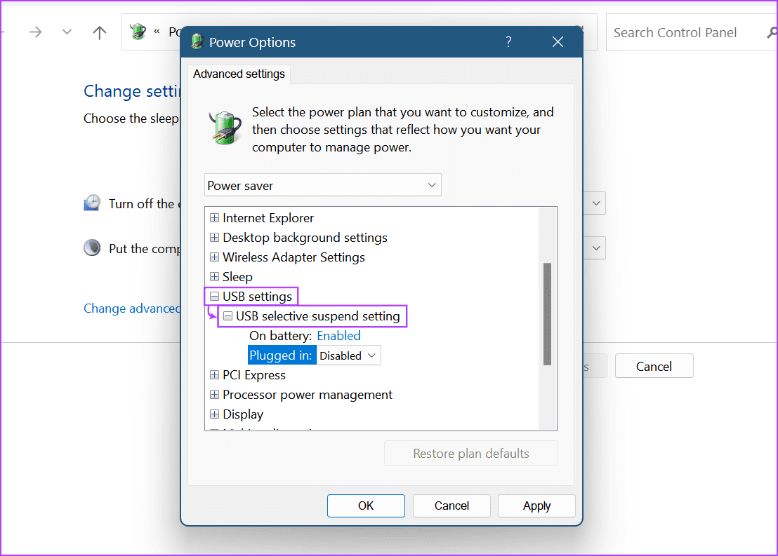 Open-USB-Selective-Settings-1 كيفية تعطيل تعليق USB الانتقائي في Windows 11