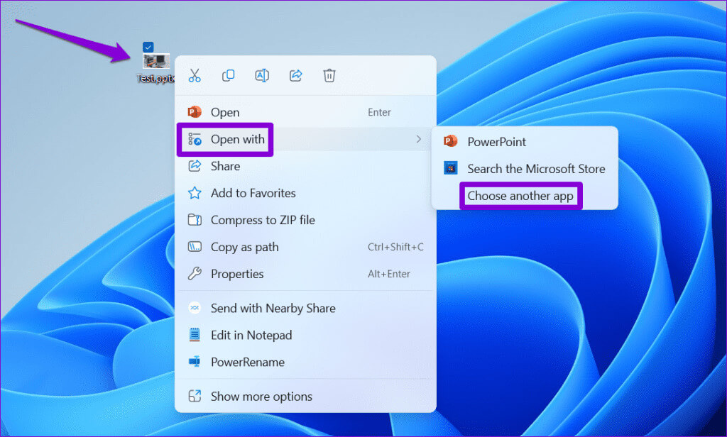 Open-With-Menu-on-Windows-1024x616-1 كيفية إضافة أو إزالة البرامج من قائمة "فتح باستخدام" في Windows