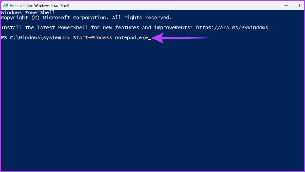 Open-an-EXE-app-using-Start-Process-1024x578-1 5 طرق لتشغيل الملفات التنفيذية (EXE) من PowerShell