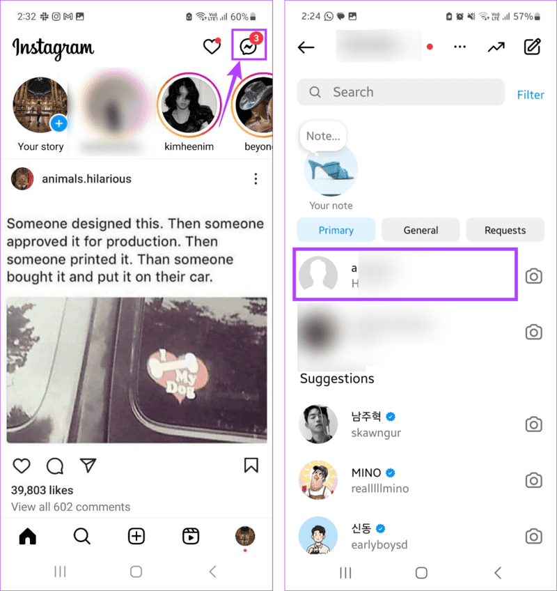Open-the-Chat-1 كيفية إلغاء رؤية أو قراءة الرسائل على Instagram