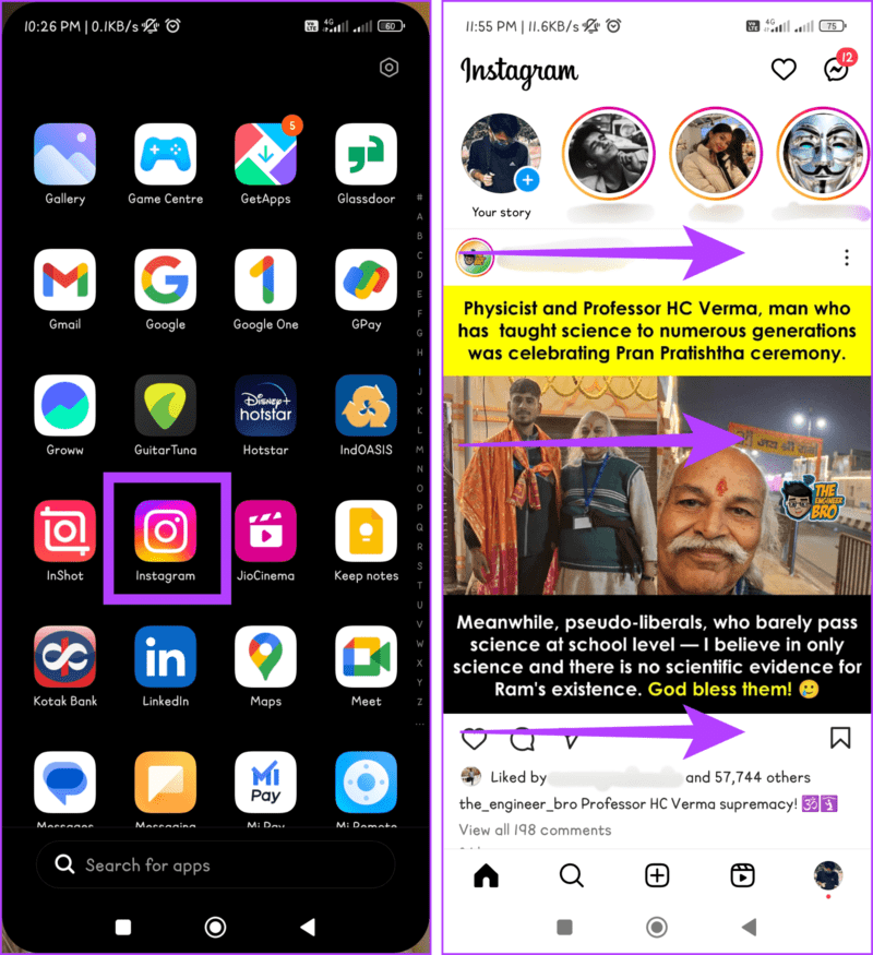 Open-the-Instagram-app-and-launch-the-Story-tab-1405x1536-1 كيفية وضع علامة/إشارة إلى شخص ما في قصة Instagram دون ظهوره