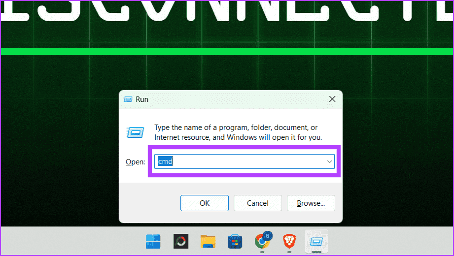 Open-the-Run-dialog-box-type-cmd-and-press-Ctrl-Shift-Enter 8 طرق لإصلاح خطأ التثبيت 0x80070103 على Windows 11