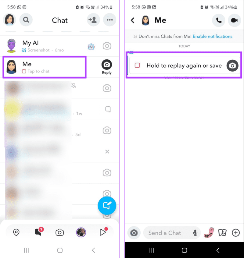 Open-the-Snap كيفية إعادة فتح أو إعادة تشغيل Snap على Snapchat