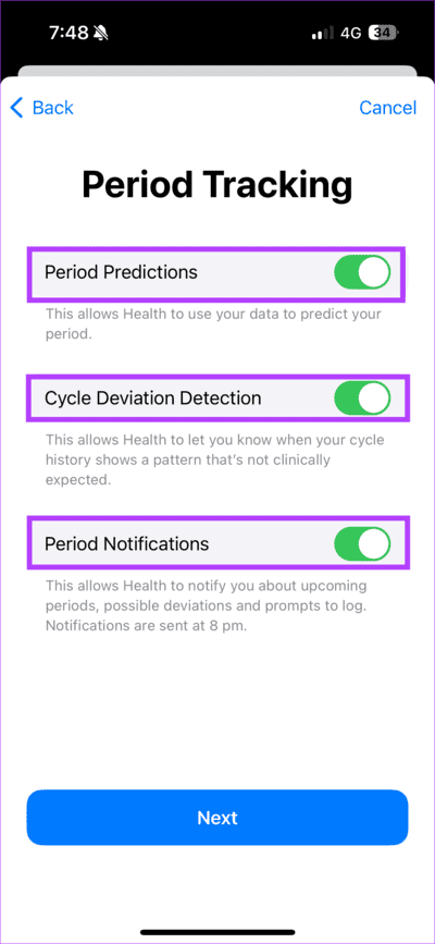 Period-Tracking-Information ما هو تتبع الدورة الشهرية على Apple Watch وكيفية إعداده