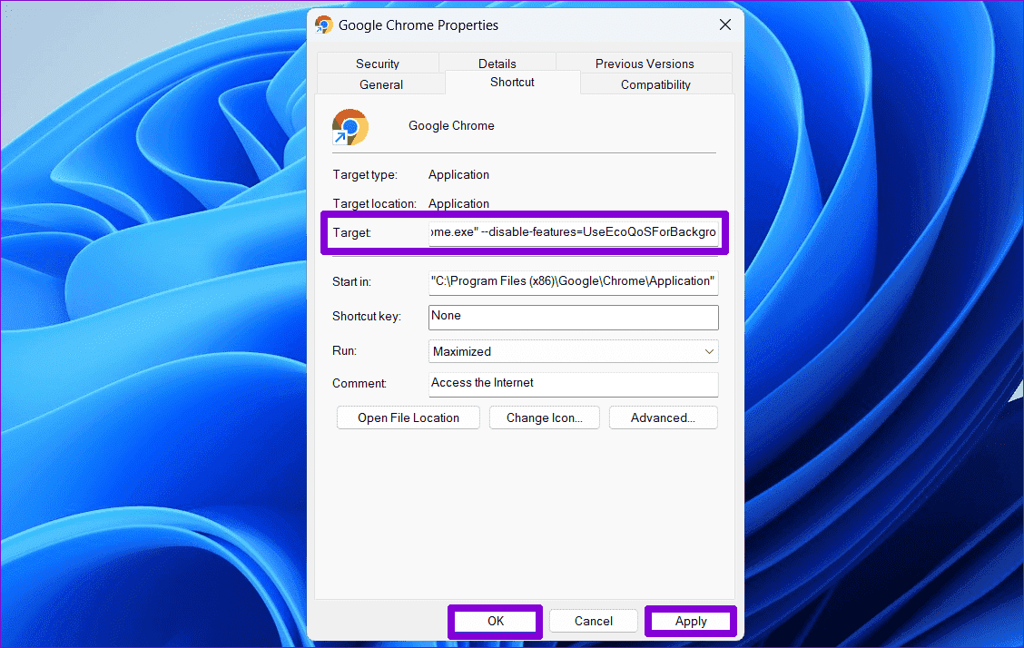 كيفية تعطيل وضع الكفاءة لمتصفح Google Chrome على Windows 11 - %categories