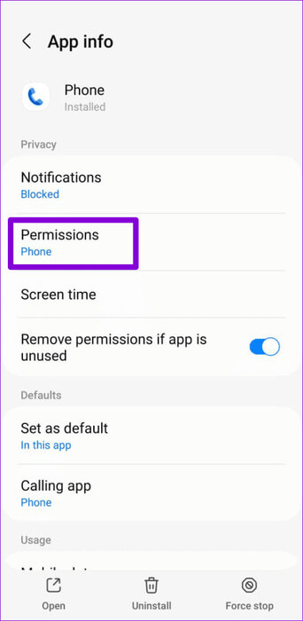 Phone-App-Permissions-Android-1-500x1024-1 أفضل 6 إصلاحات لعدم إظهار أسماء جهات الاتصال للمكالمات الواردة على Android