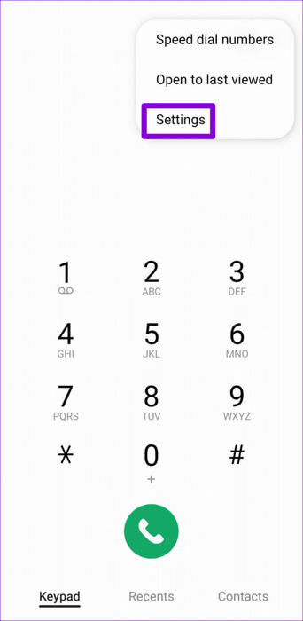 Phone-App-Settings-on-Android-1-500x1024-1 أفضل 6 إصلاحات لعدم إظهار أسماء جهات الاتصال للمكالمات الواردة على Android