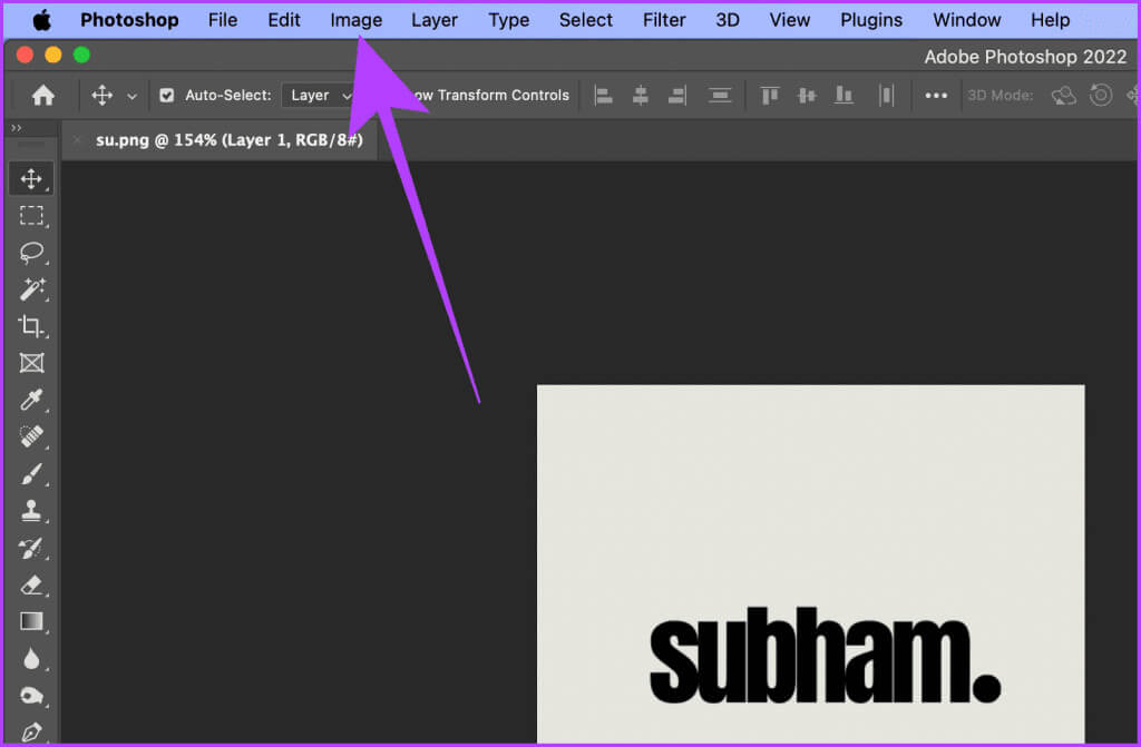 Photoshop-Menu-Bar-options-Mac-1024x671-1 10 طرق لتدوير الصورة بسرعة على الهاتف المحمول والكمبيوتر
