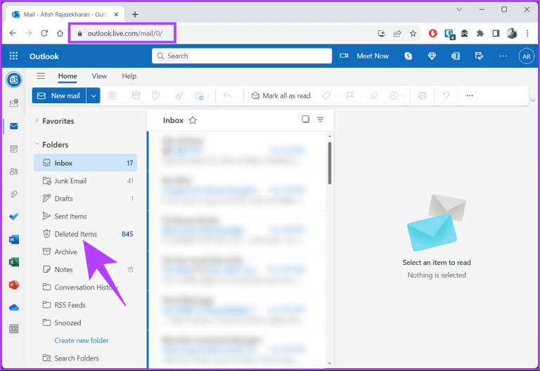 Recover-a-Deleted-Item-or-Folder-in-Outlook_3-768x528-1 كيفية استرداد عنصر أو مجلد محذوف في Outlook