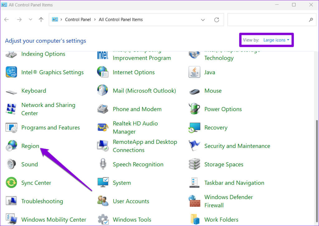 Region-Settings-on-Windows-1024x726-1 أفضل 4 طرق لإصلاح الأحرف الصينية على شاشة قفل Windows