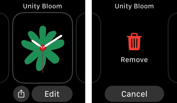 Remove-Apple-Watch-face-from-watch كيفية تغيير وجه Apple Watch من iPhone أو Watch