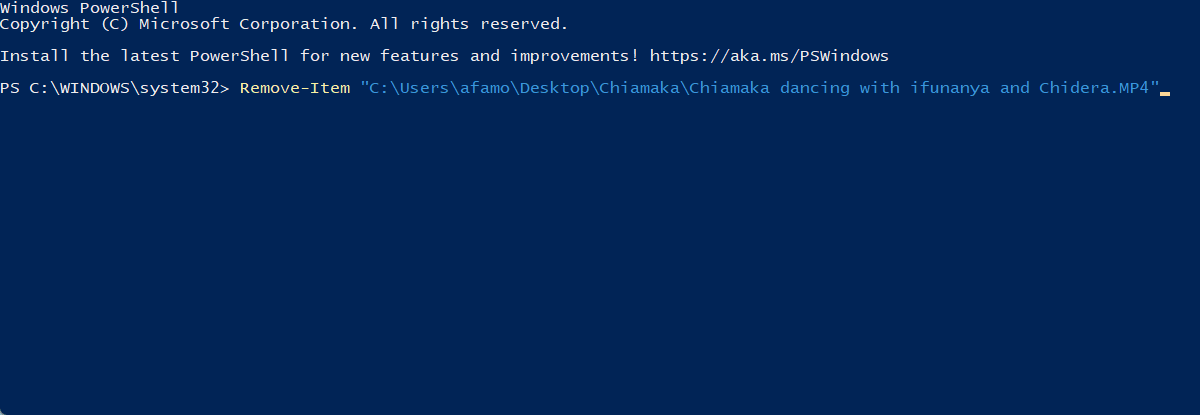 Remove-Item-command أفضل 7 طرق لحذف الملفات أو المجلدات باستخدام PowerShell في Windows