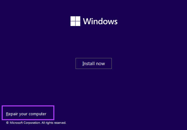 Repair-your-computer أفضل 5 إصلاحات لملف تعريف المستخدم التالف على Windows 11