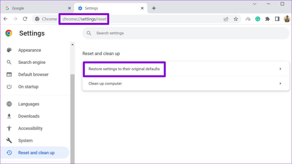 Reset-Chrome-7-1024x575-1 أفضل 6 إصلاحات لاستمرار Google Chrome في تغيير السمات