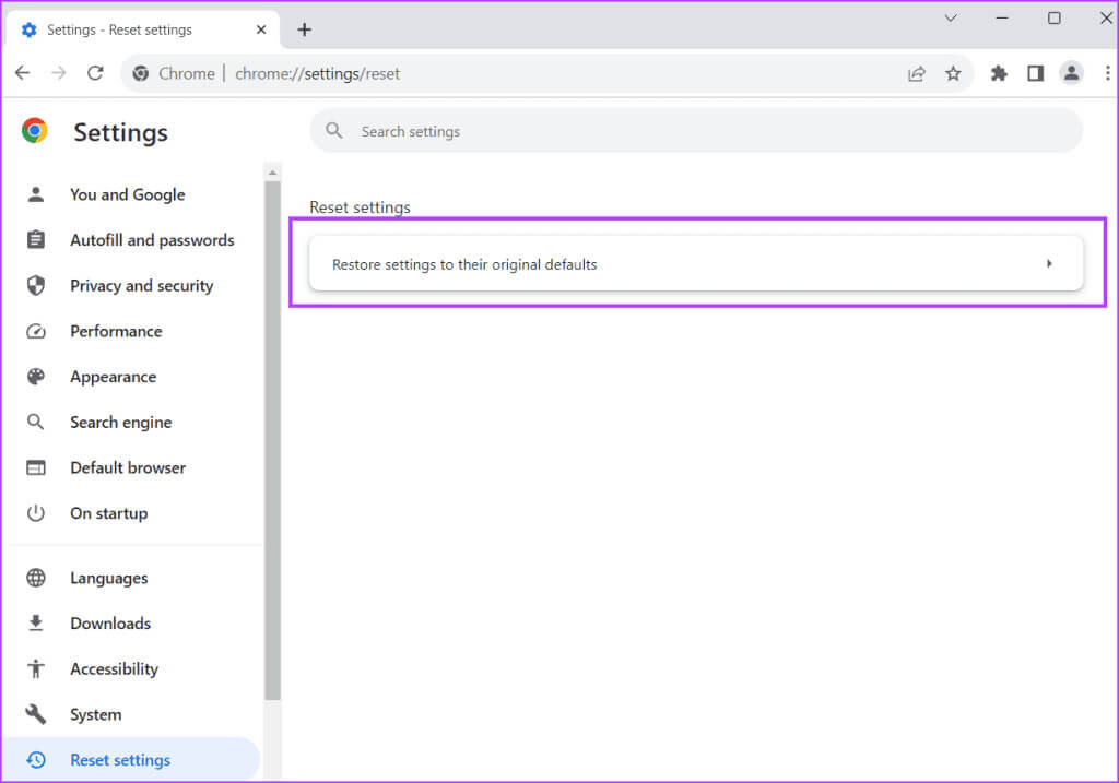 Reset-chrome-settings-3-1-1024x717-1 أفضل 9 إصلاحات لخطأ "هناك خطأ ما في الخادم الوكيل" في Chrome