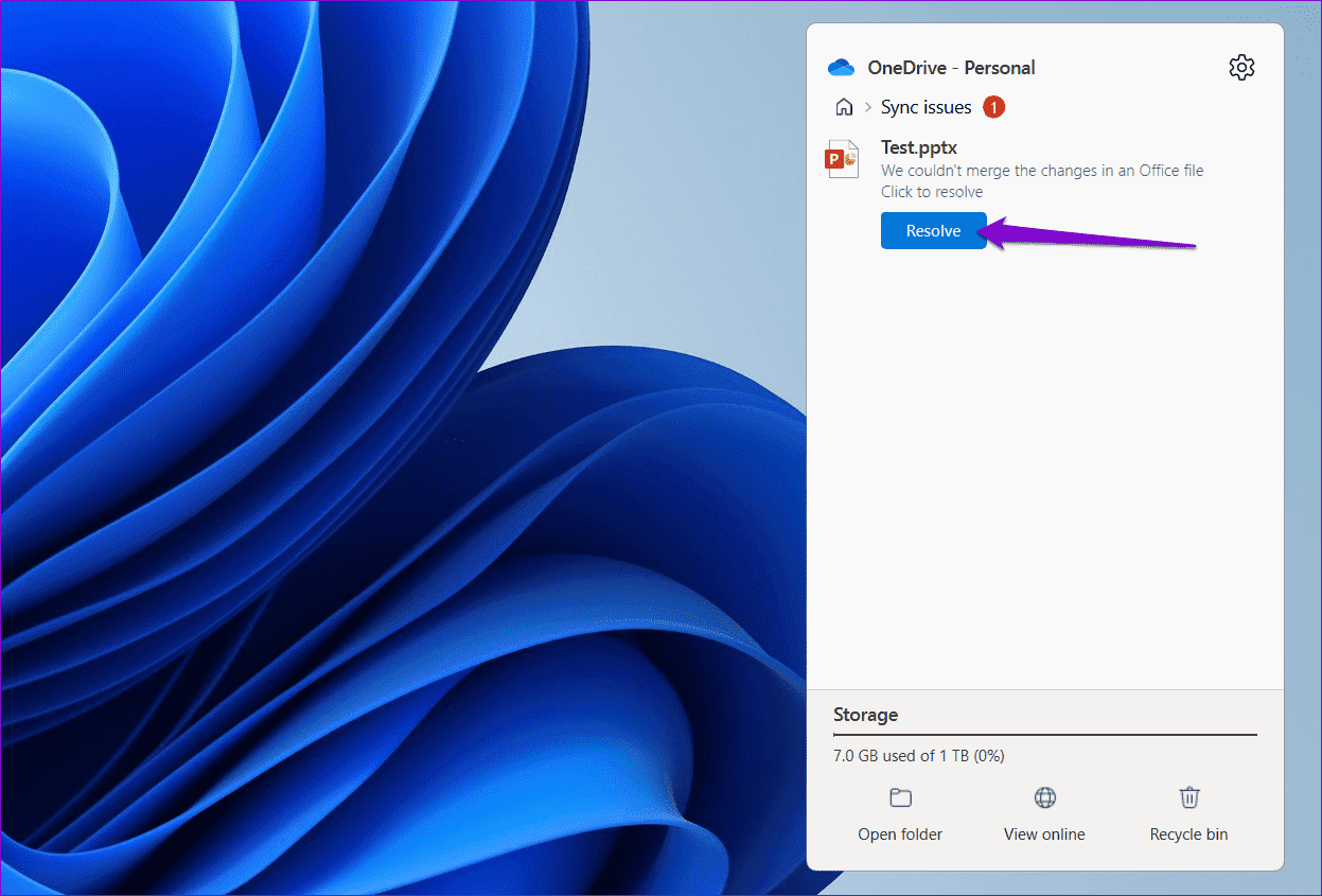 Resolve-OneDrive-Sync-Conflict أفضل 6 إصلاحات لإنشاء ملفات ومجلدات مكررة في OneDrive على Windows