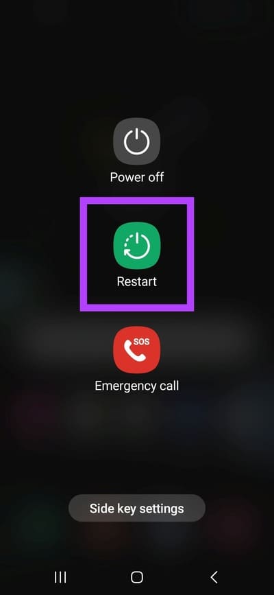 Restart-Android-11 9 طرق لإصلاح عدم عمل أو لا يتم تحميل تطبيق Crunchyroll على هاتفك