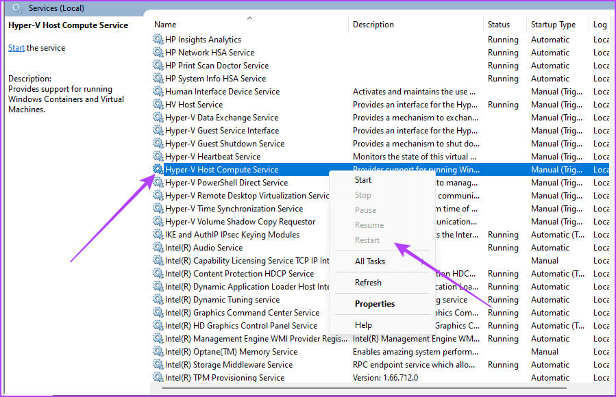 Restart-Hyper-V أفضل 6 إصلاحات لخطأ Hypervisor في Windows 11
