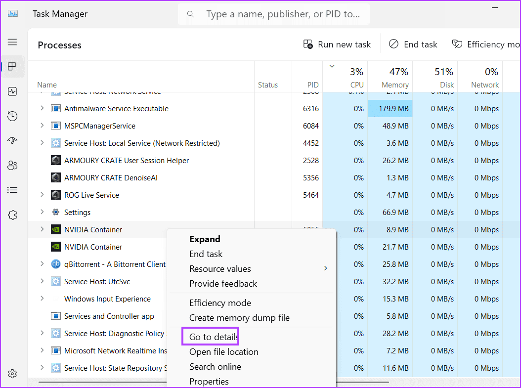 Restart-the-NVIDIA-Container- أفضل 9 طرق لإصلاح رمز خطأ GeForce NOW 0x800b1004 في Windows 11