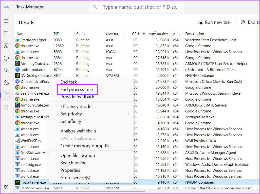 Restart-the-NVIDIA-Container-2 أفضل 9 طرق لإصلاح رمز خطأ GeForce NOW 0x800b1004 في Windows 11