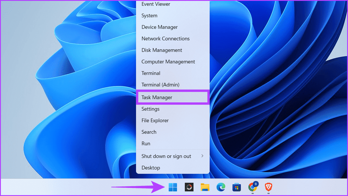 Right-click-on-the-Windows-icon-and-select-Task-Manager 7 طرق لإصلاح خطأ Java Virtual Machine Launcher على Windows