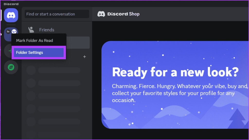 Right-click-on-the-new-folder-and-select-folder-settings-1024x578-1 كيفية إخفاء الخوادم المشتركة في Discord على سطح المكتب والهاتف المحمول