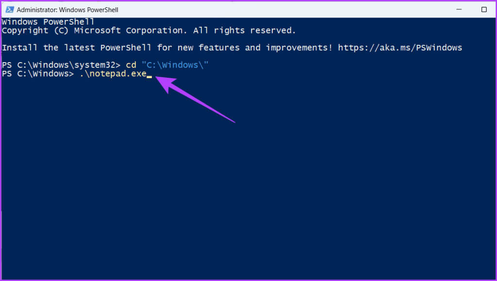 Run-the-EXE-1024x579-1 5 طرق لتشغيل الملفات التنفيذية (EXE) من PowerShell