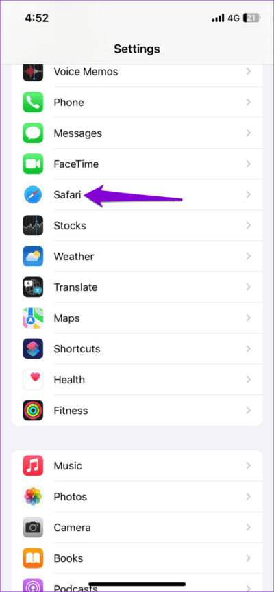 Safari-on-iPhone-1-710x1536-1 أفضل 7 إصلاحات لعدم فتح الروابط في Facebook Messenger على Android وiPhone