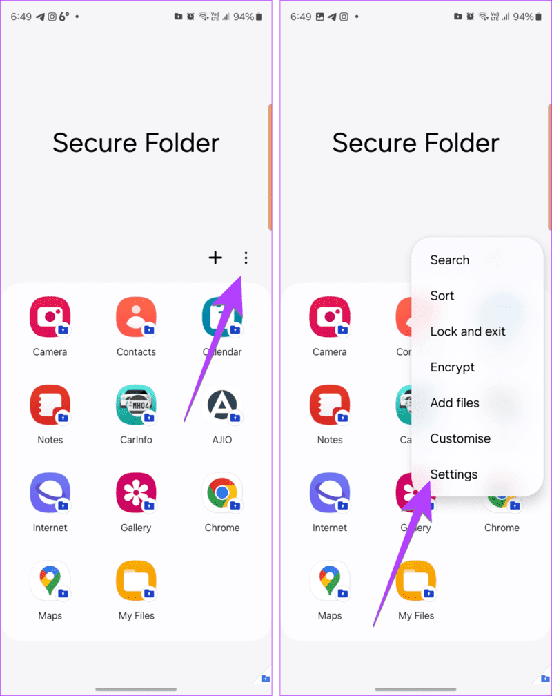 Samsung-Secure-folder-settings-2-1219x1536-1 كيفية حذف المجلد الآمن على هاتف Samsung وماذا سيحدث