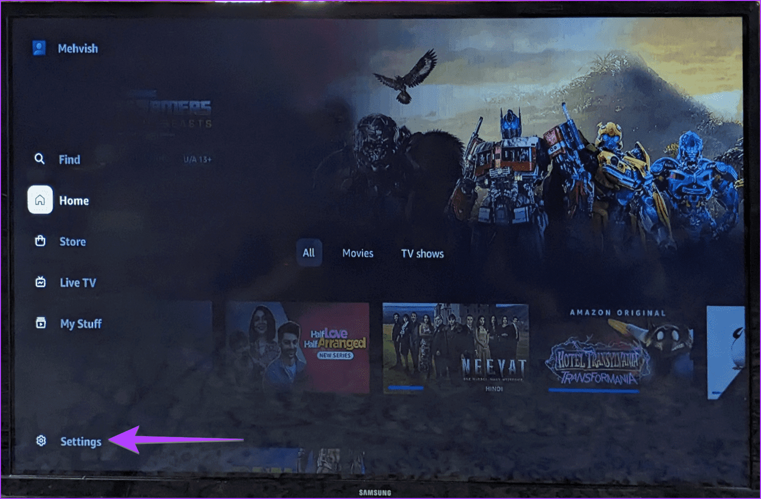 Samsung-TV-Amazon-Video-settings-1536x1007-1 كيفية تغيير حساب Prime Video على Firestick والتلفزيون والهاتف المحمول