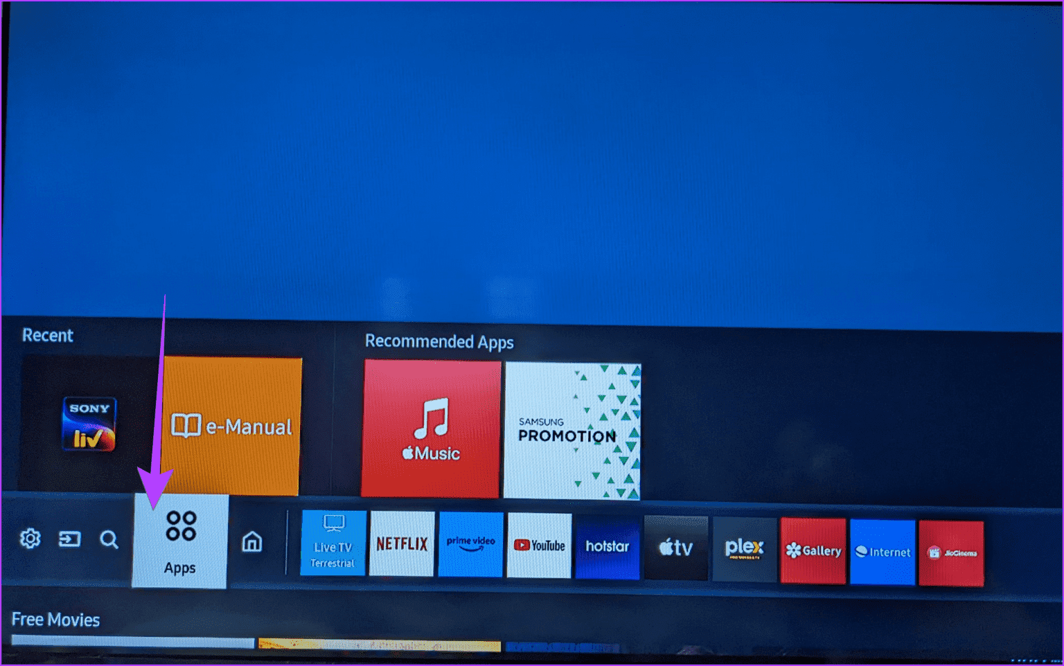 Samsung-TV-apps-menu-1536x962-1 13 طريقة لإصلاح عدم عمل تطبيق Apple TV على Samsung TV