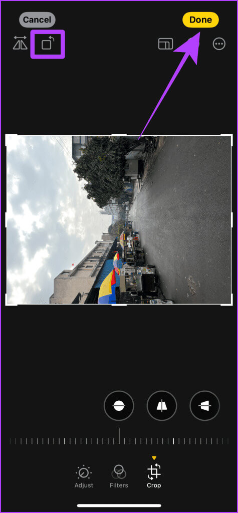 Save-the-Rotated-Photo-on-iPhone-475x1024-1 10 طرق لتدوير الصورة بسرعة على الهاتف المحمول والكمبيوتر