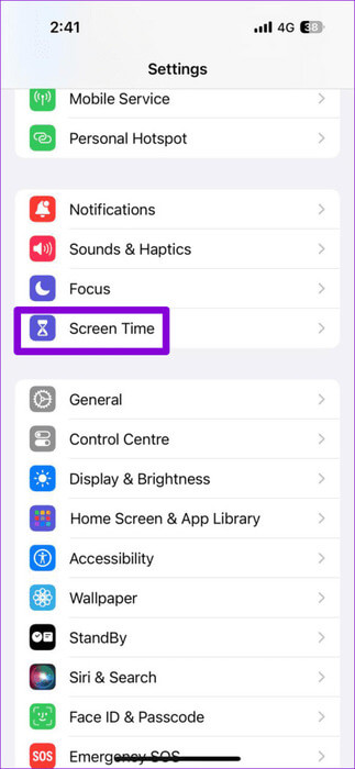Screen-Time-on-iPhone-4-473x1024-2 أفضل 9 إصلاحات لعدم وجود صوت في مكالمات فيديو WhatsApp على iPhone وAndroid