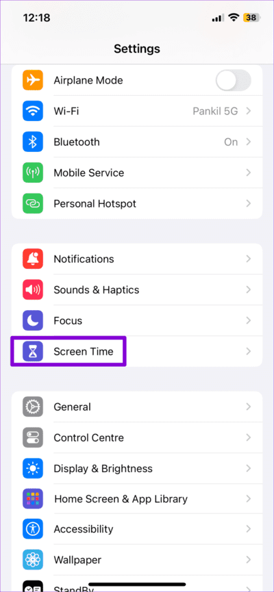 Screen-Time-on-iPhone-5-710x1536-1 أفضل 7 إصلاحات لبدء تشغيل تلقائي لـ Apple Music على iPhone