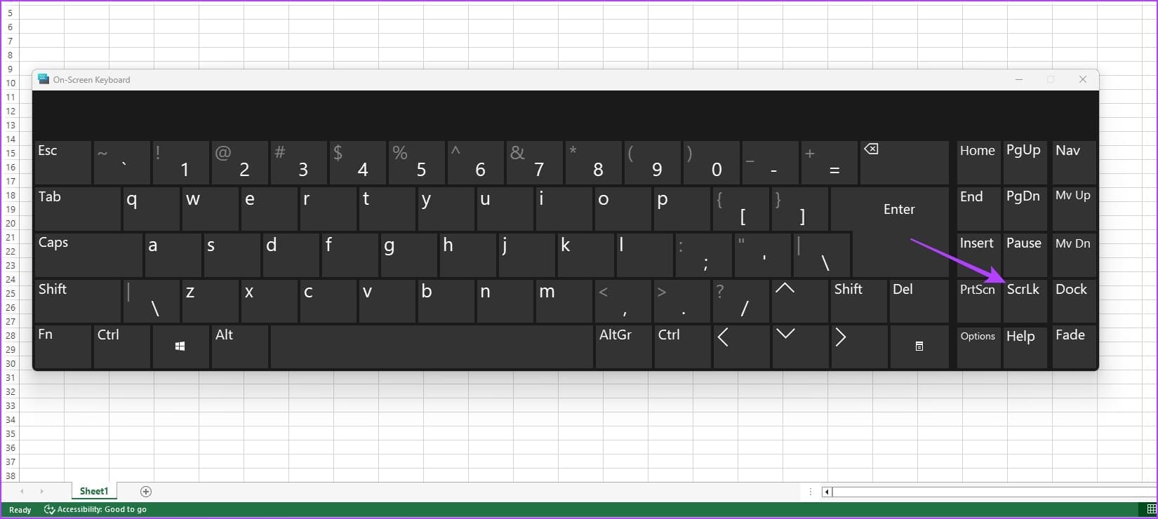 ScrlLck كيفية إيقاف تشغيل قفل التمرير في Excel على Windows وMac