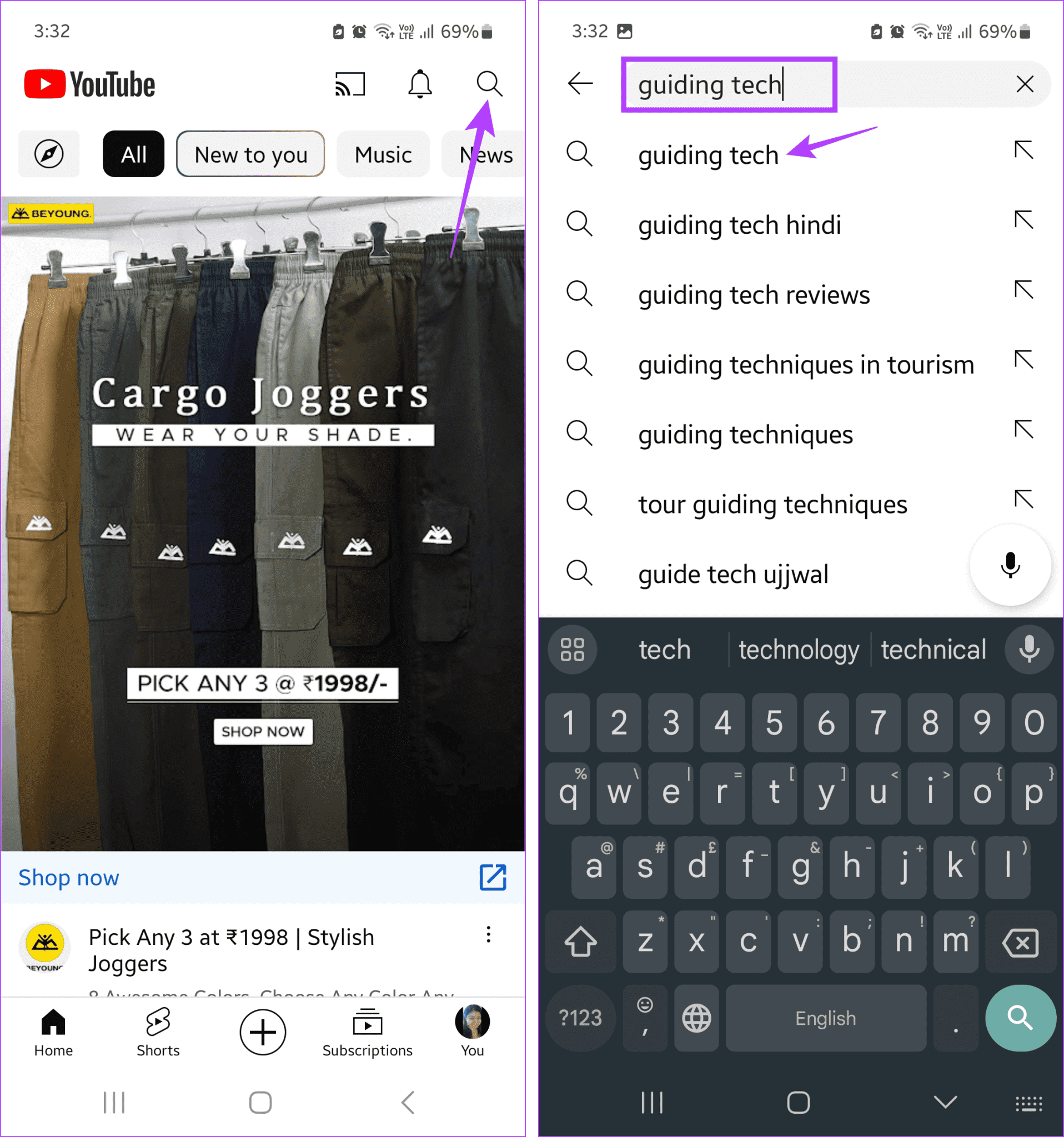 Search-for-video-1916x2048-1 كيفية البحث عن التعليقات على موقع YouTube