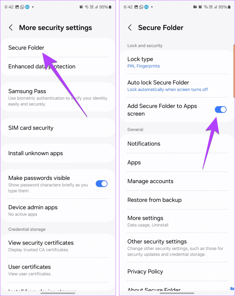 Secure-Folder-remove-from-home-screen-1219x1536-1 كيفية حذف المجلد الآمن على هاتف Samsung وماذا سيحدث