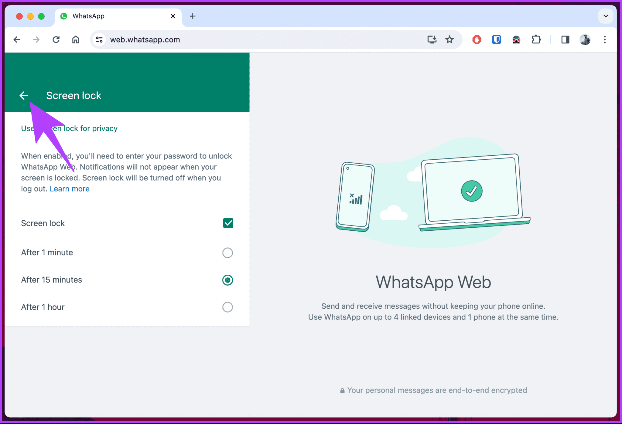 Secure-WhatsApp-Web-With-Password_10-2048x1397-1 كيفية تأمين WhatsApp في ويب بكلمة مرور
