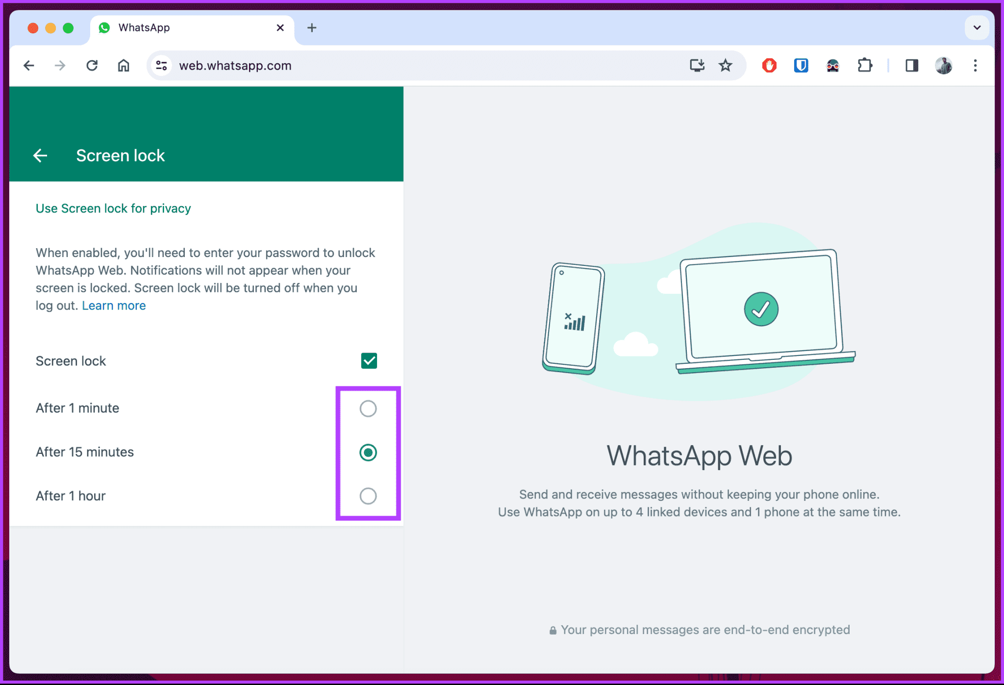 Secure-WhatsApp-Web-With-Password_11-2048x1399-1 كيفية تأمين WhatsApp في ويب بكلمة مرور