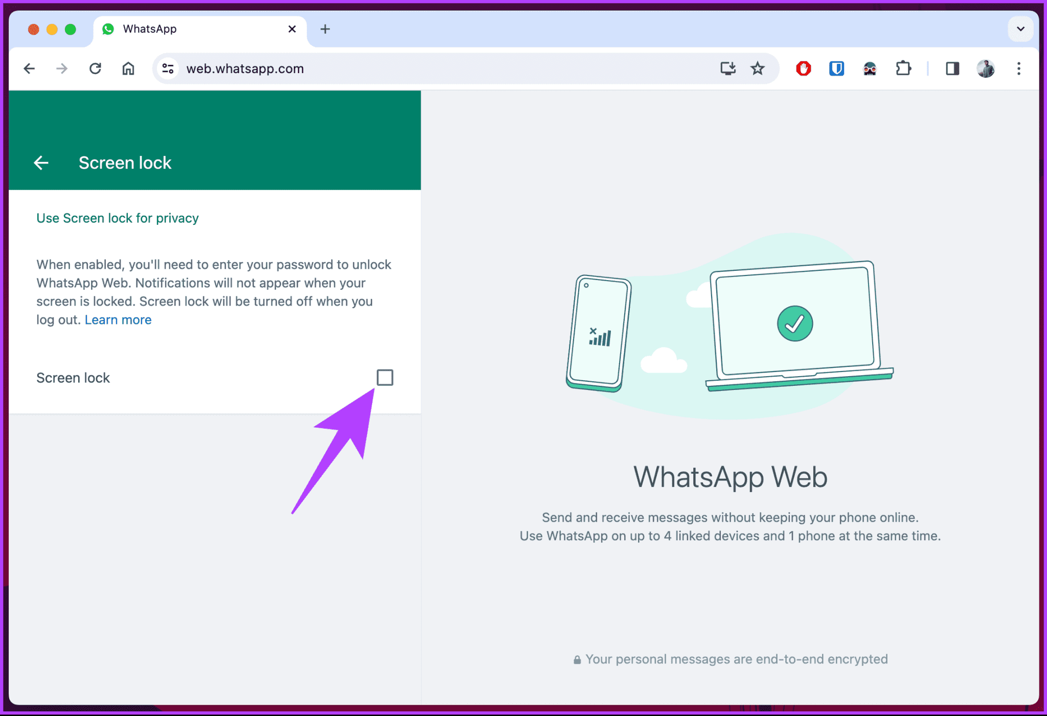 Secure-WhatsApp-Web-With-Password_13-2048x1401-1 كيفية تأمين WhatsApp في ويب بكلمة مرور